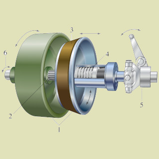 Schematische Zeichnung einer Kegelkupplung für Wikipedia/Wikimedia Commons. Dieses Bild war am 2. November 2008 Bild des Tages und Kandidat beim Wettbewerb um das Bild des Jahres 2008. Den Artikel dazu finden Sie unter https://de.wikipedia.org/wiki/Kegelkupplung .